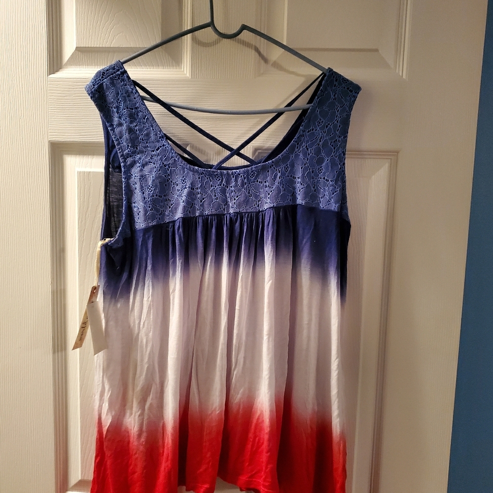 World Unity Red White & Blue Swing Tank